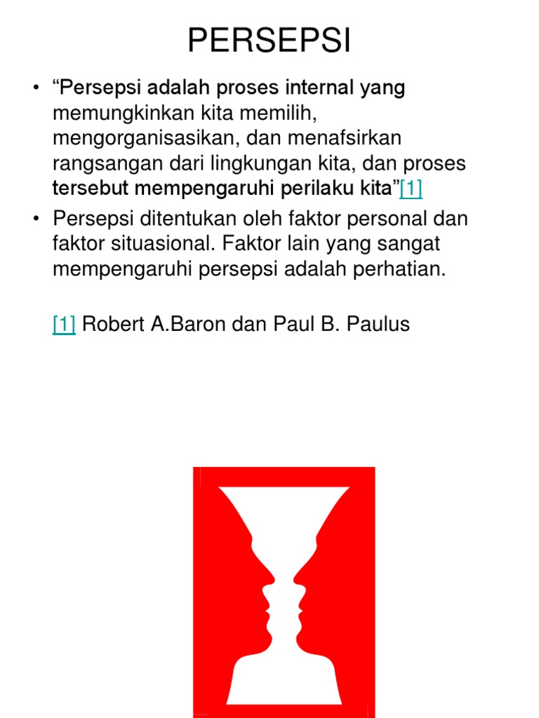 Persepsi: Faktor dan Perbedaannya | PDF | Karier & Perkembangan ...