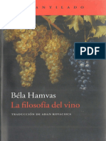 Béla Hamvas - La Filosofía Del Vino PDF