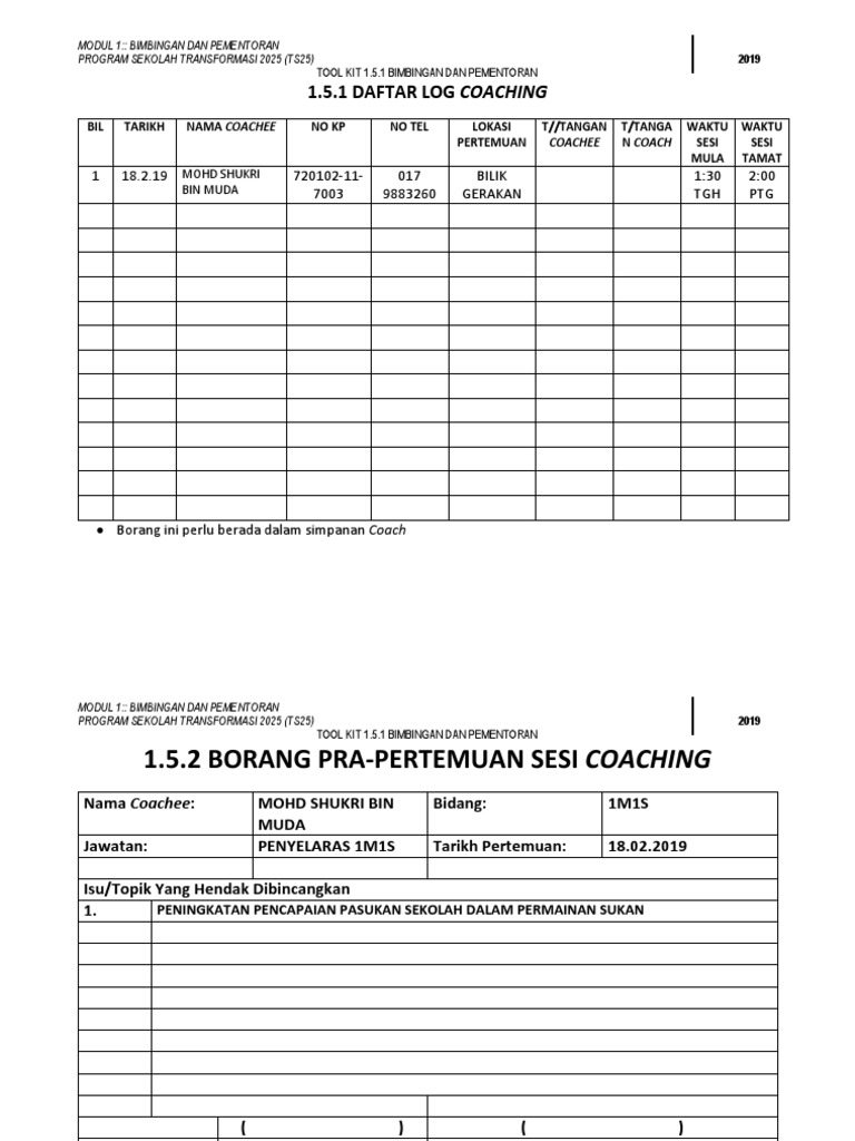 Bimbingan Pementoran Ts25 1m1s Pdf
