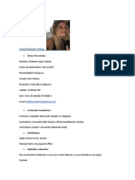 CV Curriculum Vitae Shaleiou Rojas