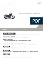 Manual de Propietario Daystar 250 Espanol PDF