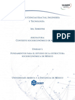 U1 Fundamentos para El Estudio de La Estructura Socioeconomica de Mexico