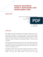 Etnografando e Brincando Com Crianças Nas Ruas Da Fronteira