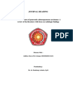 Review of pancreatic adenosquamous carcinoma radiologic findings