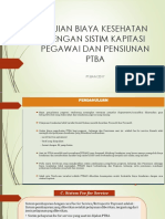 Sistem Kapitasi Untuk Pengobatan Pegawai, Keluarga dan Pensiunan PTBA