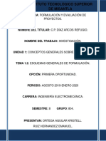 Esquema A Seguir para La Formulacion de Un Proyecto