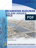 Kecamatan Buduran Dalam Angka 2012 PDF