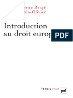 Puf - Thémis - Introduction au droit européen (extrait)