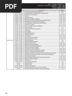 Poster Sessions PDF  PDF  Nervous System  Neuron