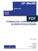 Formulas, Conversion & Specifications - Es