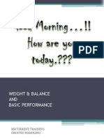 Weight & Balance