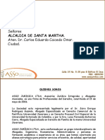 Presentacion Comercial Asso Juridica - Propuesta Elaboracion Un (1) Estudio de Titulos