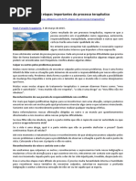 ARTIGO - PSICOLOGIA - Conheça 5 etapas importantes do processo terapêutico (Vidapora)