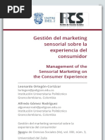 Gestión Del Marketing Sensorial Sobre La Experiencia Del Consumidor