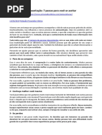 ARTIGO - PSICOLOGIA - Autoaceitação - 7 passos para você se aceitar (Psicanálise Clínica)