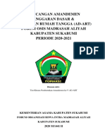 Draf AD-ART Fomaksi Sukabumi Muktamar V