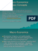 Basic Macroeconomics Lecture Notes