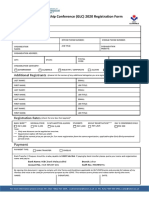 Southampton GLC 2020 Delegates Registration Form RM