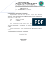 DPM FMIPA UNRAM Surat Mandat