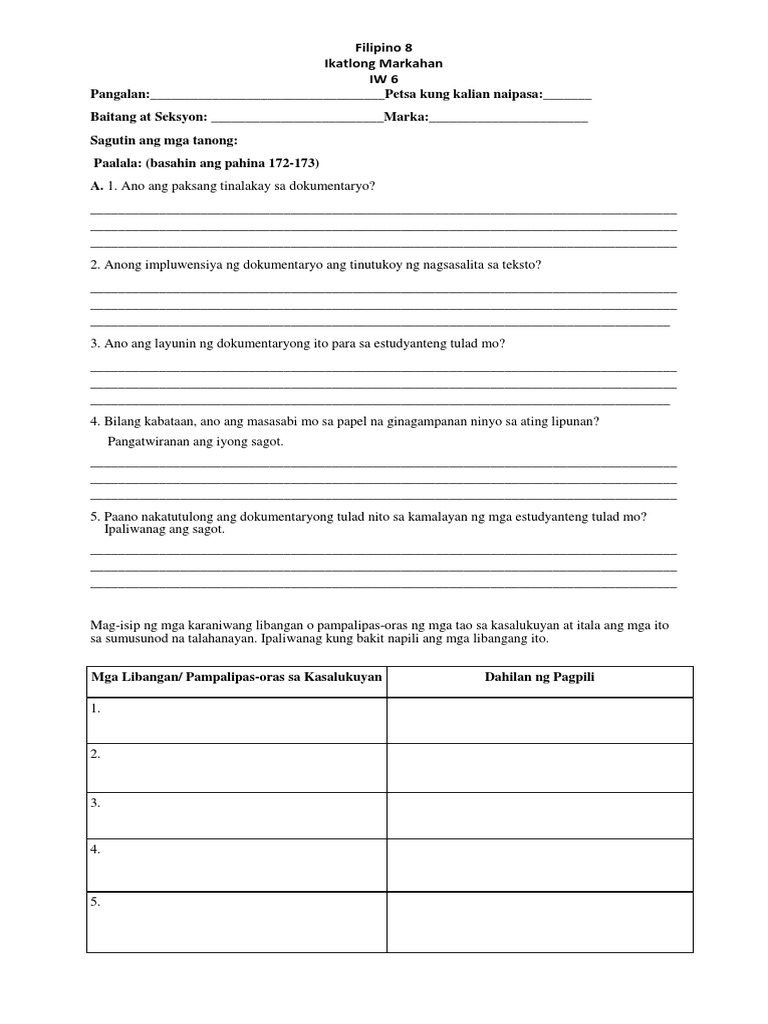 Filipino Iw Integrity | PDF