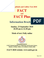 FACT FACT Plus Information Brochure