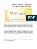 Excel 2007 - Prirucnik Za Vjezbe 2010 11