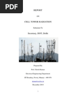 Download Cell Tower Radiation Report - sent to DOT Department of Telecommunications by Neha Kumar SN44736879 doc pdf
