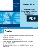 TOPIC 8 - International Monetary Systems-An Historical Overview
