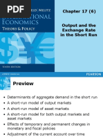 Topic 6 - Output and The Exchange Rate in The Short Run