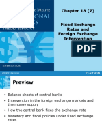 Topic 7 - Fixed Exchange Rates and Foreign Exchange Intervention