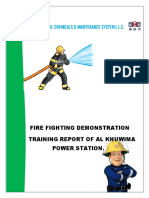 Fire Fighting Mock Drill Report of Al Khuwaima