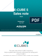 E-CUBE 5 v1.0 Sales Note
