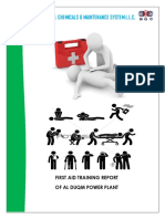 First Aid Training Report of Al Duqm Power Station