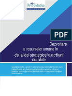 Dezvoltarea resurselor umane în educație