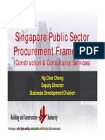 Singapore's Public Sector Procurement Framework for Construction & Consultancy