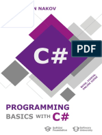 Programming Basics With C# Book (By Svetlin Nakov and SoftUni)