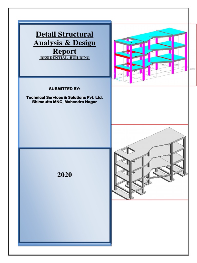 3-Floor Residential Structural Design | PDF | Beam (Structure) | Bending