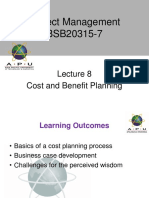 Project Management Cost and Benefit Planning