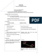 Lesson Plan in Bookkeeping