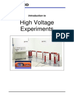 Introduction To HV Experiments 120913