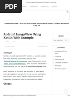 ImageView Using Kotlin With Example - Tutorialwing PDF