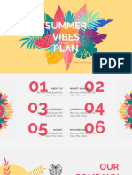 Summer Vibes Marketing Plan by Slidesgo