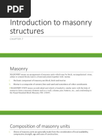 Introduction To Masonry Structures