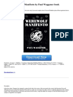 Werewolf Manifesto Captures Fiery Essence of Movement