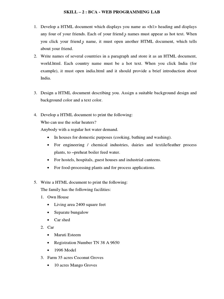 HTML Lab | PDF