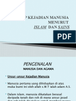 KONSEP KEJADIAN MANUSIA