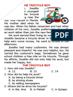 9 The Tricycle Boy