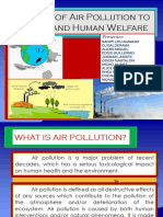 Effects of Air Pollution on Health and Human Welfare