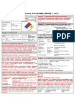 MSDS - Zinc Clorida (ZnCl2)