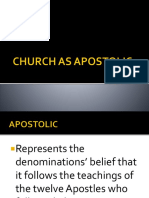 Church As Apostolic